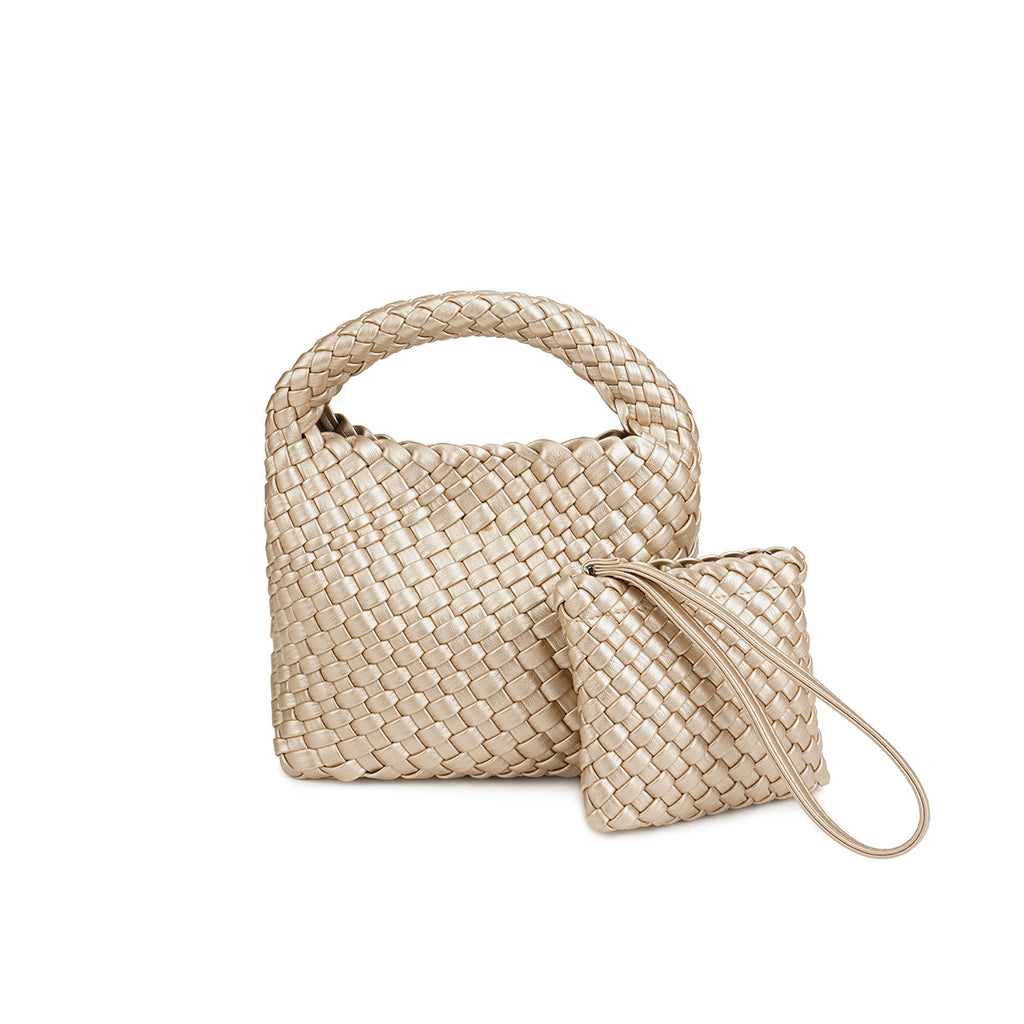 Handgewebte Umhängetasche mit Kette – Bild 18 | LuxeStyle