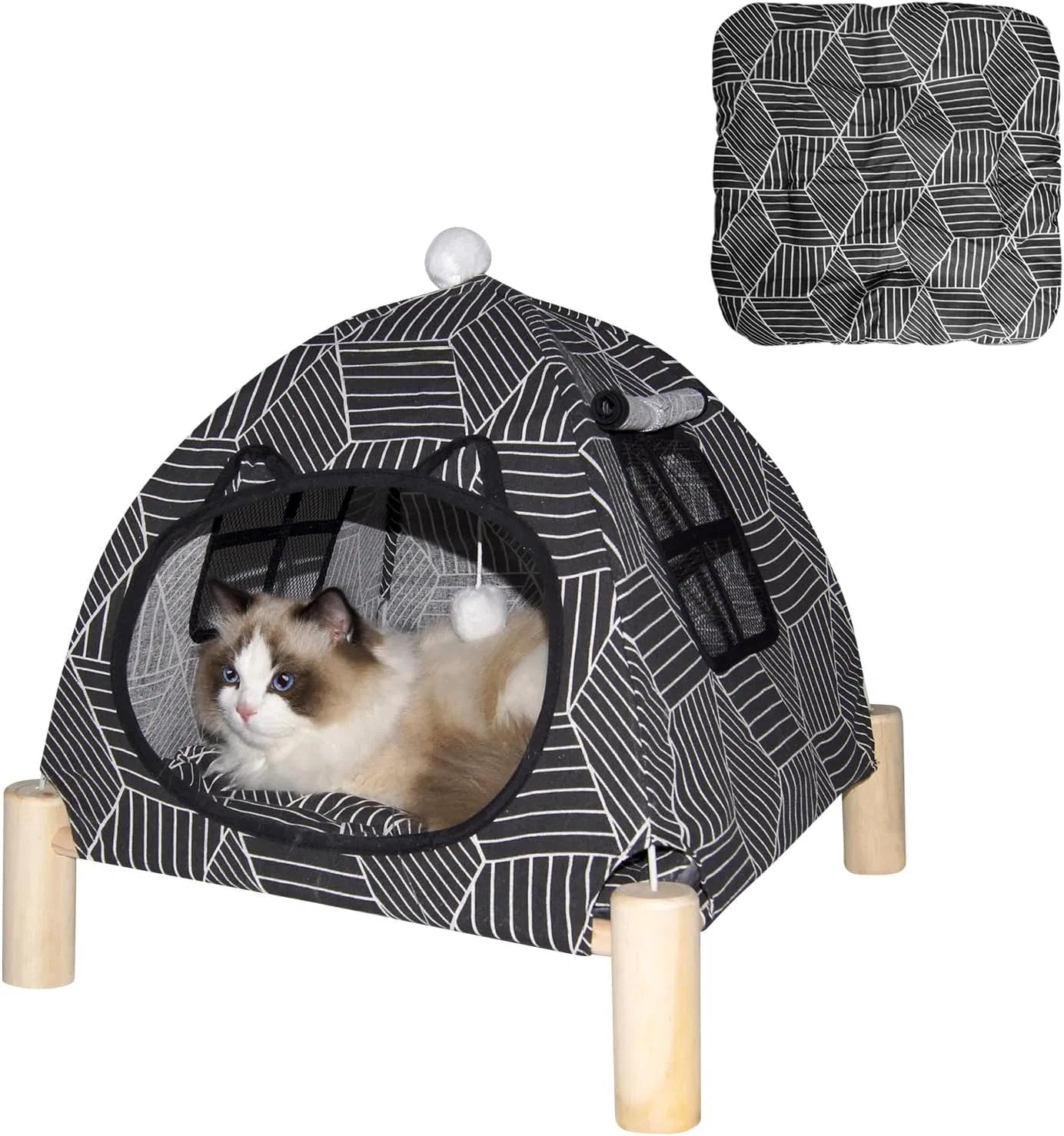 Faltbares Katzenzeltbett