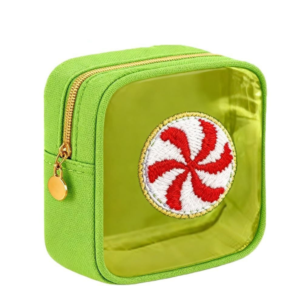 Kosmetiktasche mit Buchstabenstickerei – Bild 14 | LuxeStyle