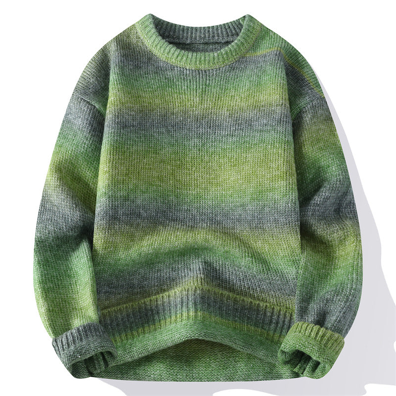 Gradient-Farben Pullover