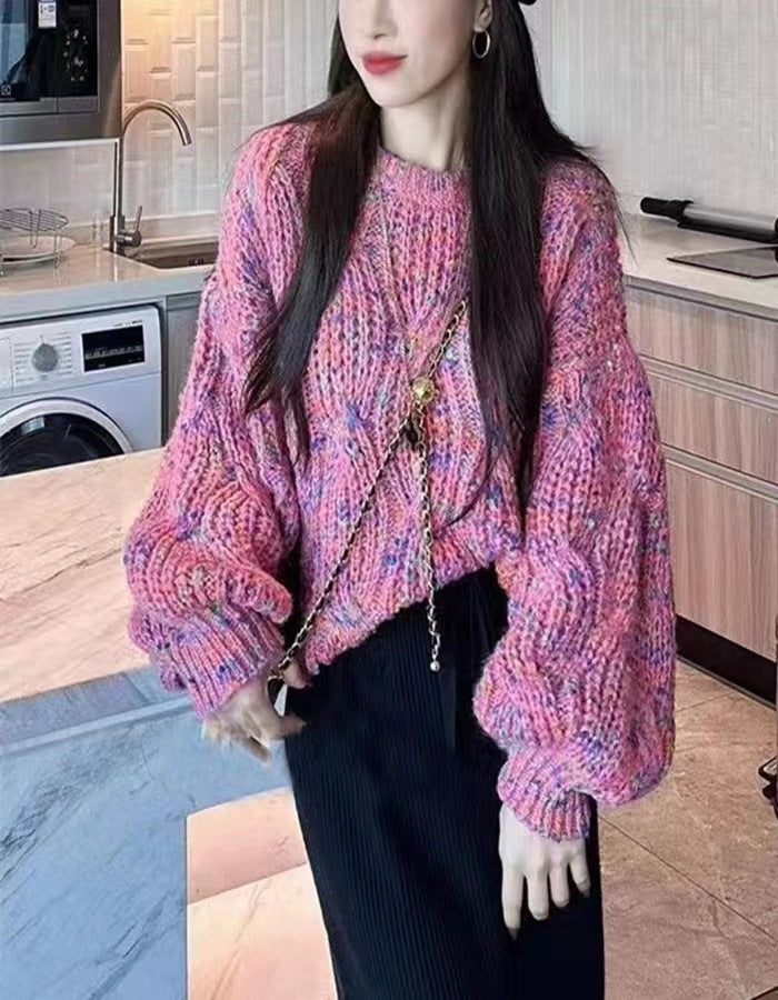 Farbenfrohes Pullover