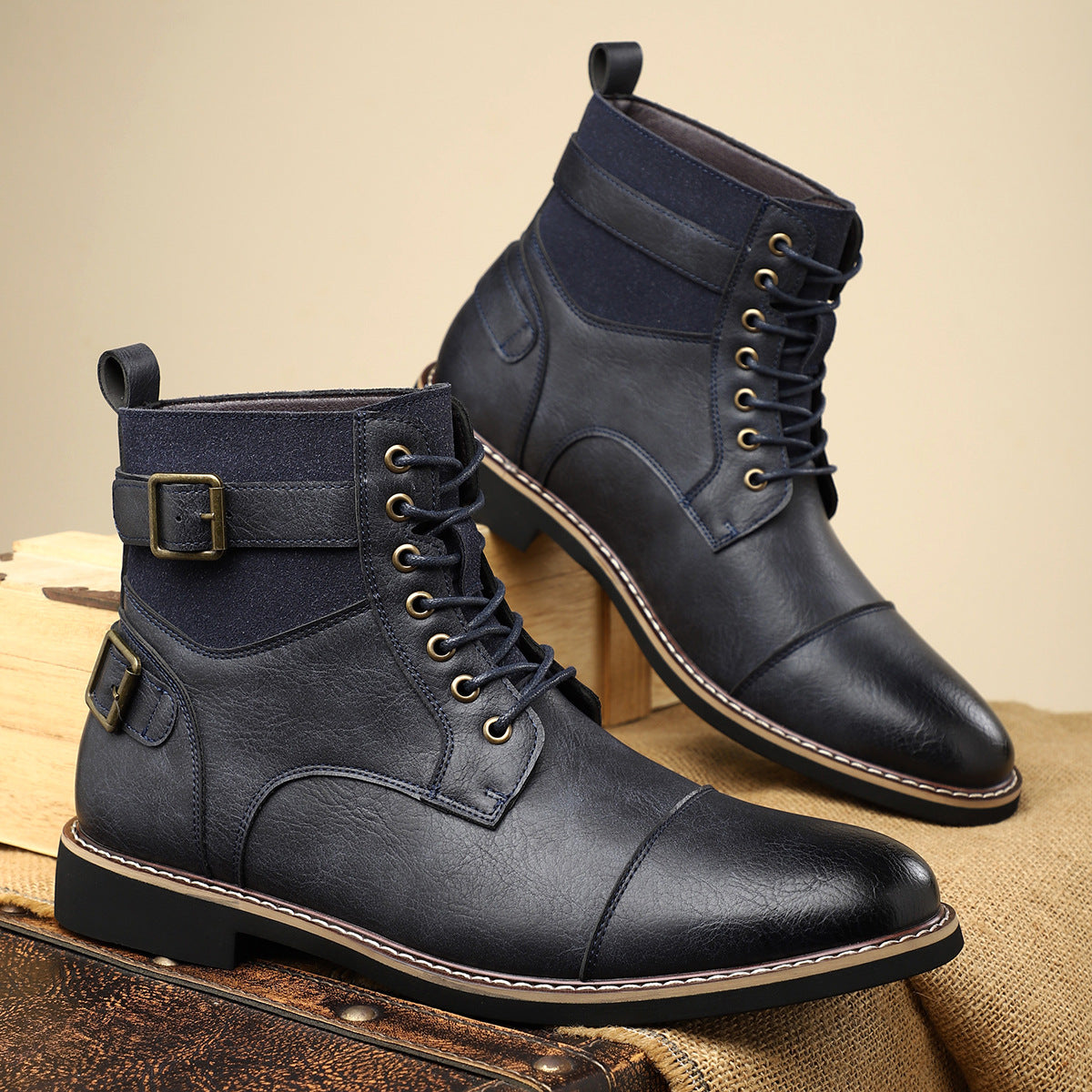 Rutschfeste Retro Martin Boots für Herren