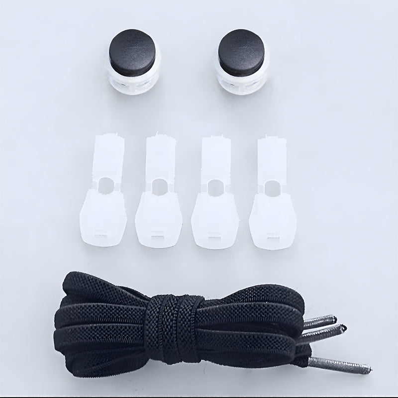 Elastische Schnürsenkel mit Schnallen (1 Set)