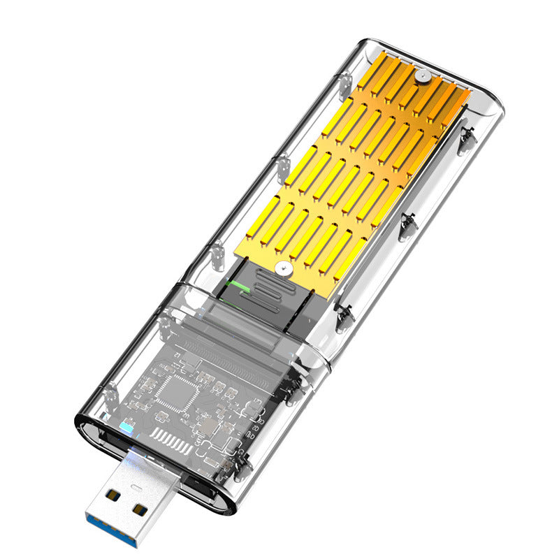 USB-Festplattengehäuse transparent