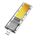 USB-Festplattengehäuse transparent