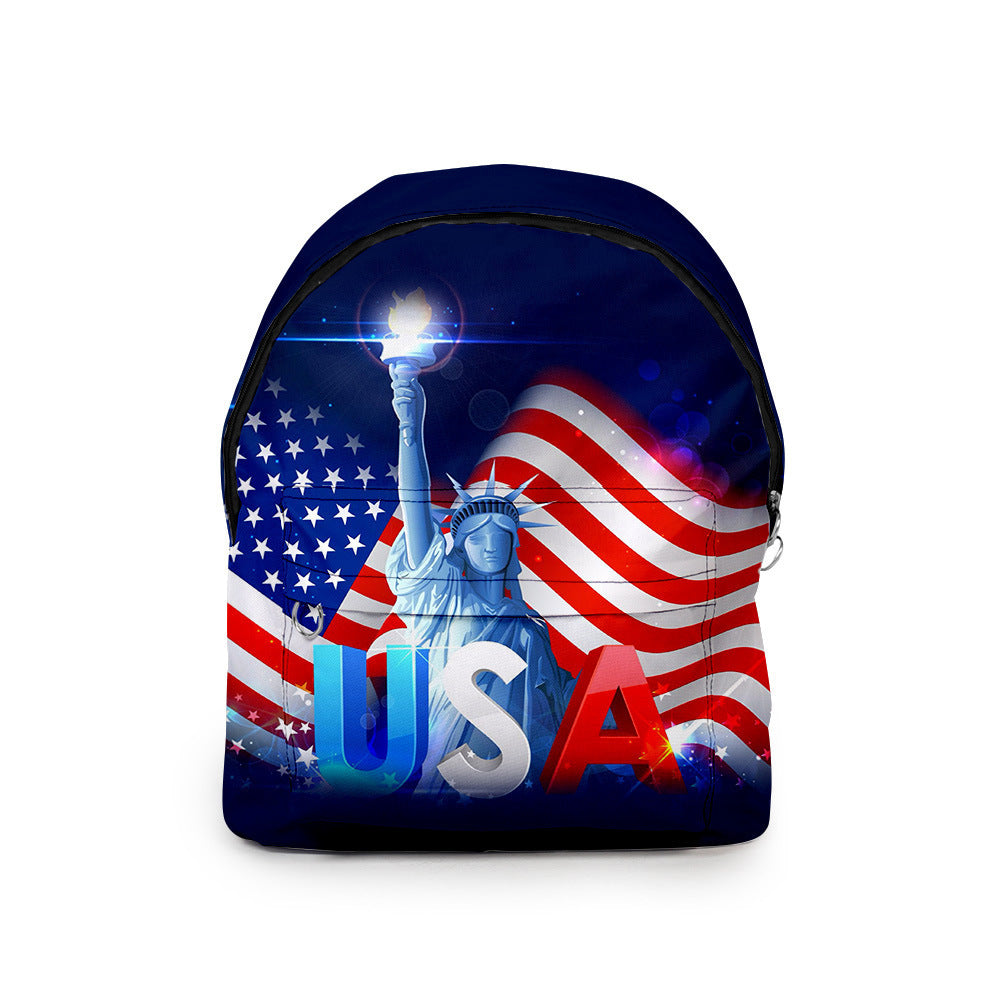 Rucksack aus Oxford-Stoff mit 3D-Digitaldruck – Bild 5 | LuxeStyle