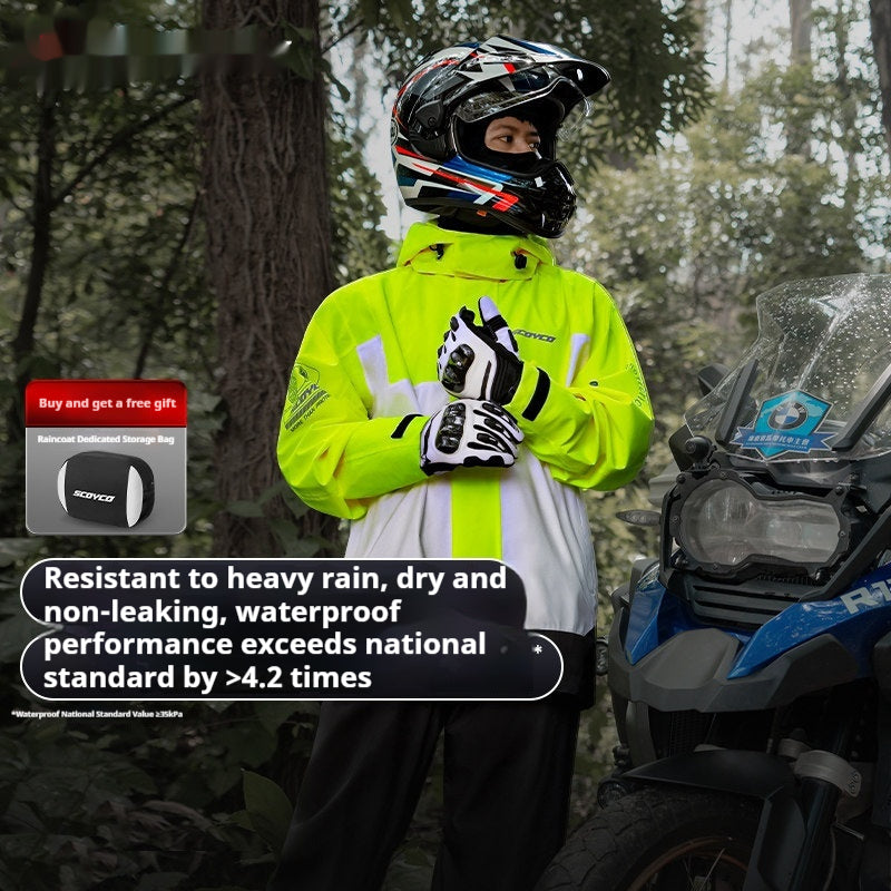 Saiyu Motorrad-Regenset mit Überschuhen