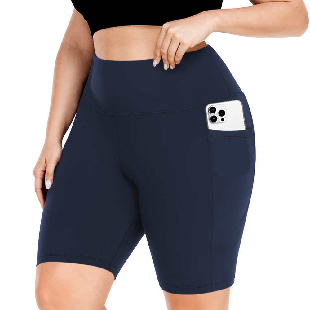 High-Waist Yoga Leggings mit Taschen