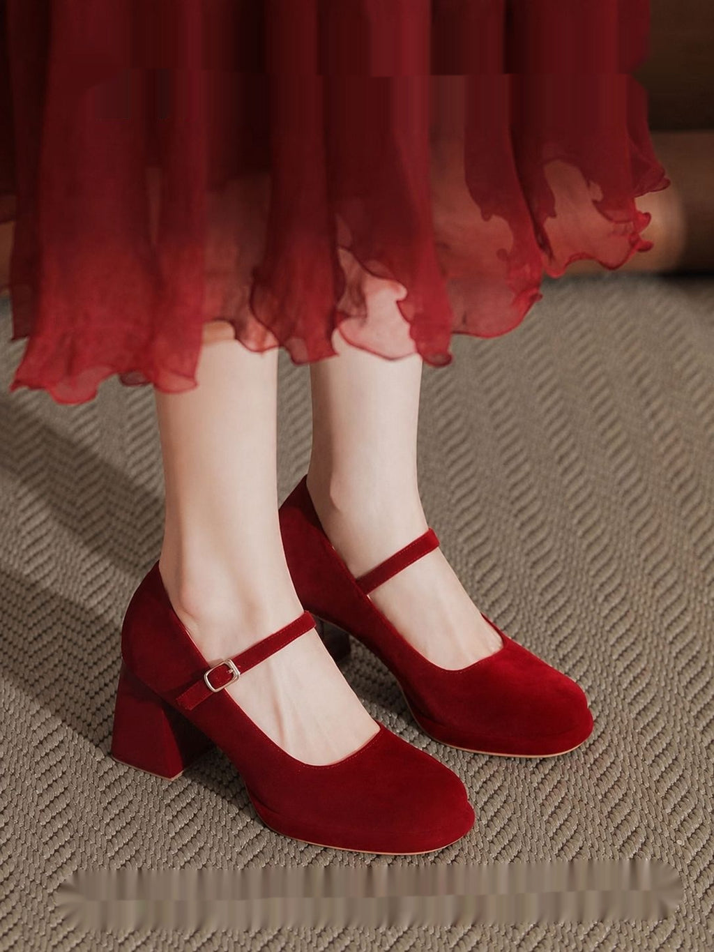 Plateau Mary Jane High Heels