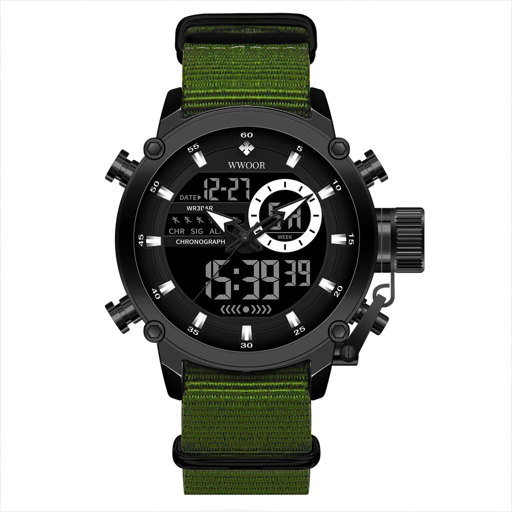 Nylon Armband Herren Quarzuhr Wasserdicht – Bild 1 | LuxeStyle