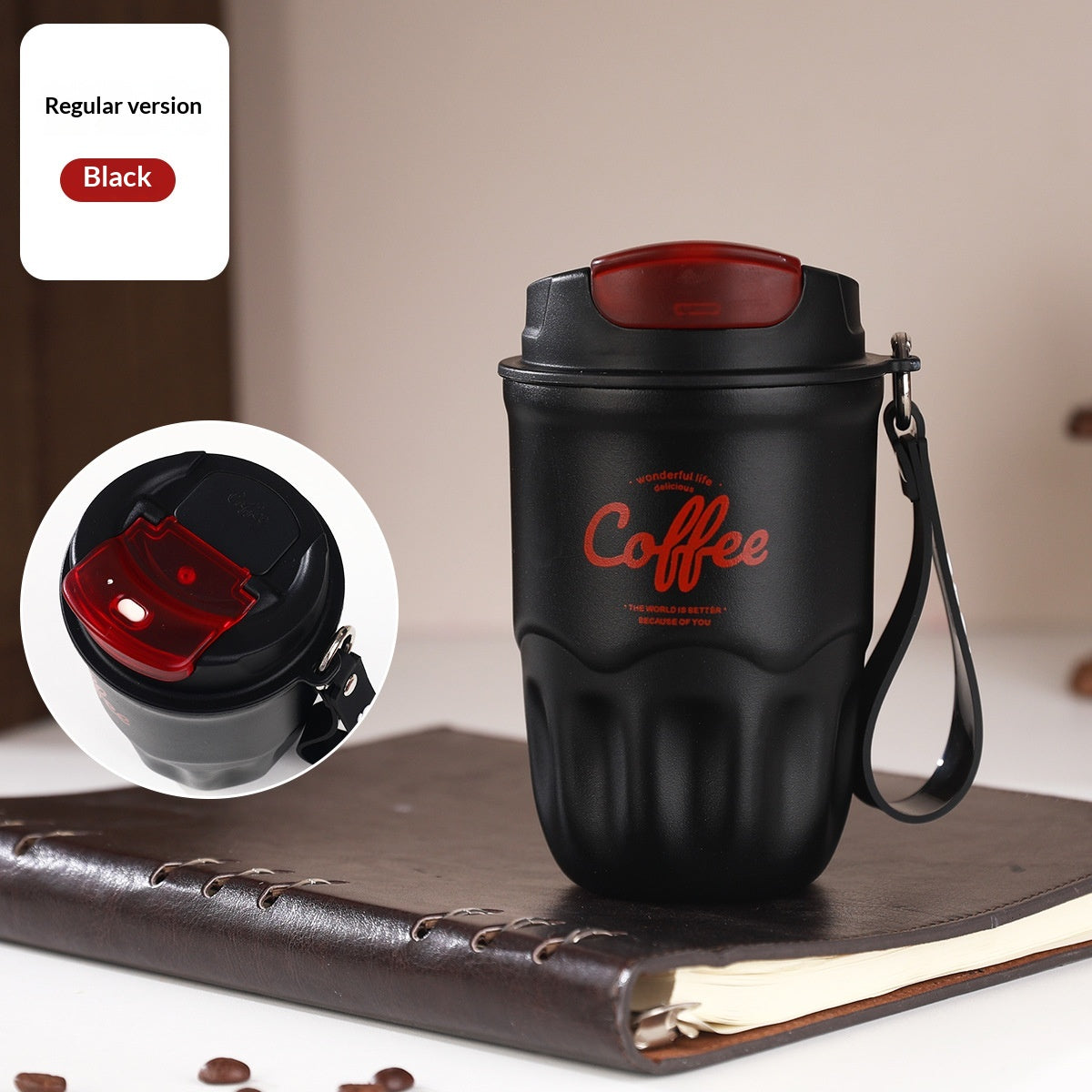 Edelstahl Coffee-to-go Becher · auslaufsicher