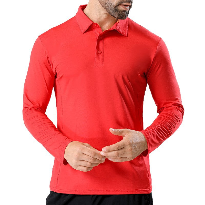 Herren Langarm Polohemd – Ansicht 5
