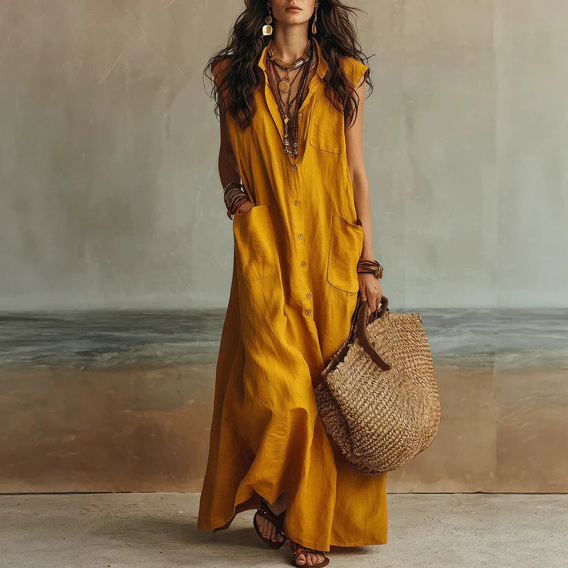 Off-Shoulder Hemdblusenkleid für Damen – Bild 7 | LuxeStyle