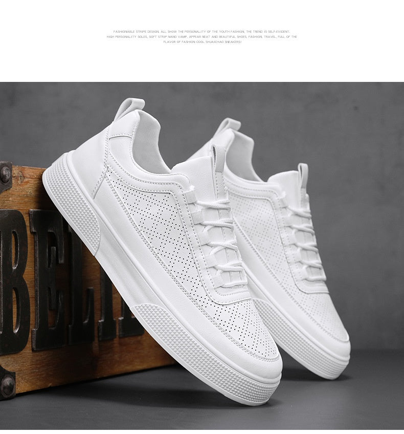 Schlichte weisse Sneaker mit dickem Boden – Bild 20 | LuxeStyle