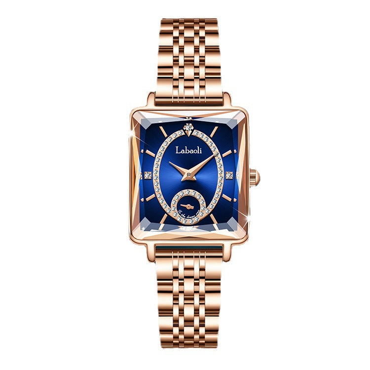 Elegante quadratische Quarzuhr für Damen – Bild 3 | LuxeStyle