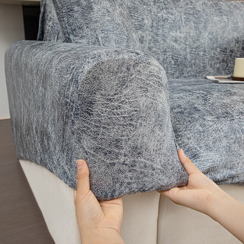 Sofa-Überzug aus Kunstleder, hochelastisch