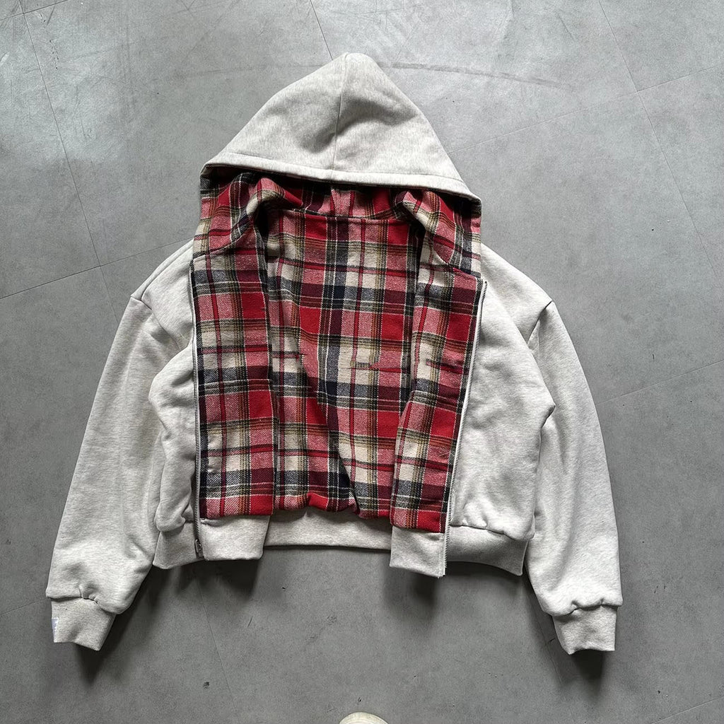 Damen Kapuzenpullover mit Reissverschluss