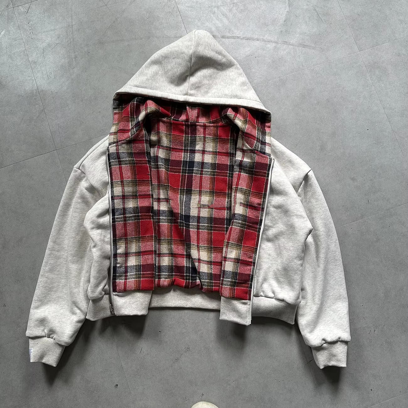 Damen Kapuzenpullover mit Reissverschluss