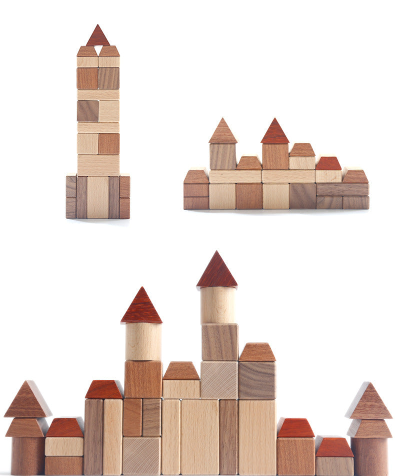 Holz-Eisenbahn-Puzzle für Kinder | LuxeStyle