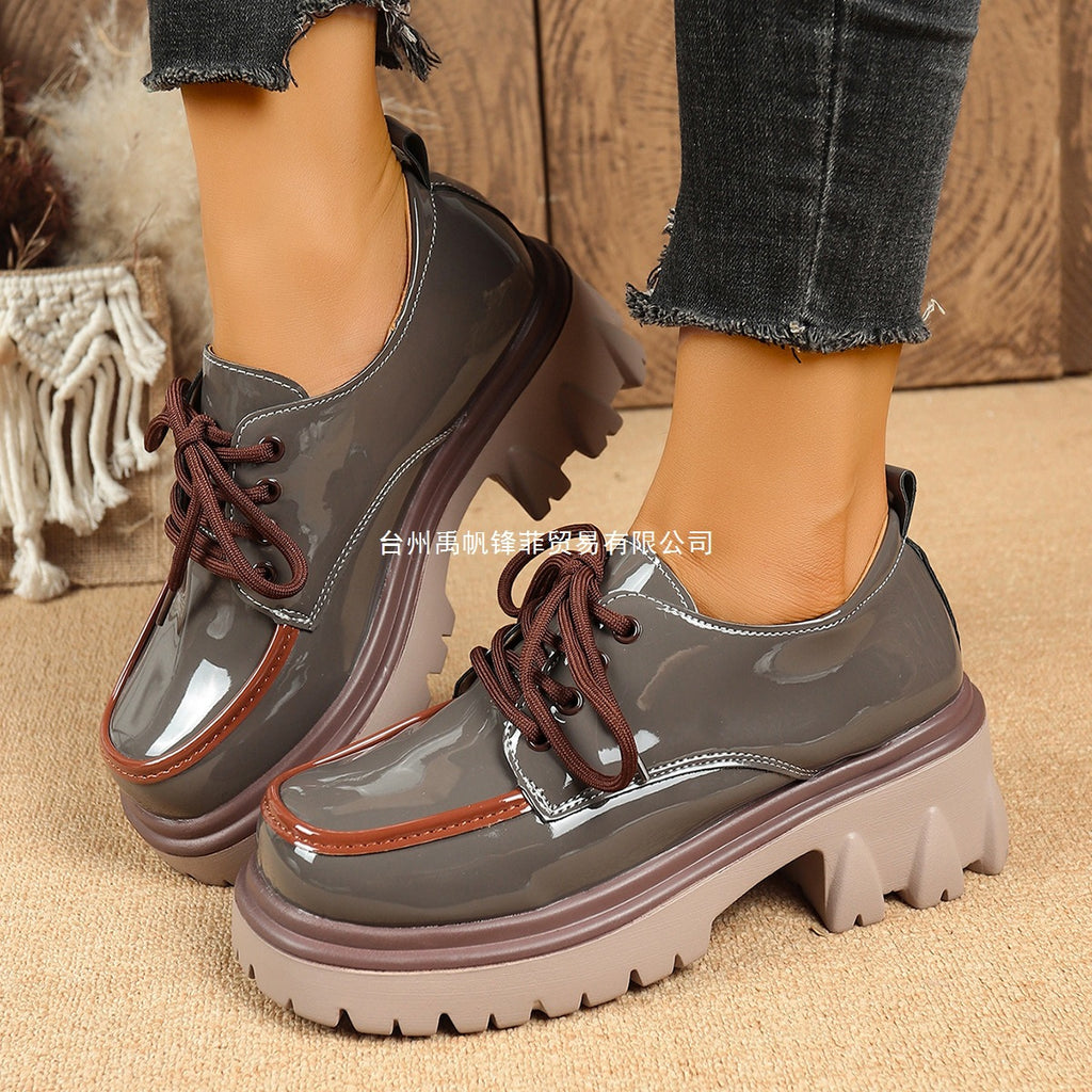 Vintage Schnürschuhe mit Absatz