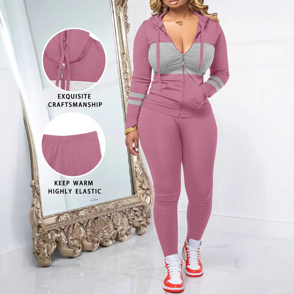 Eleganter Zweiteiler mit Rundhals-Top & Hose