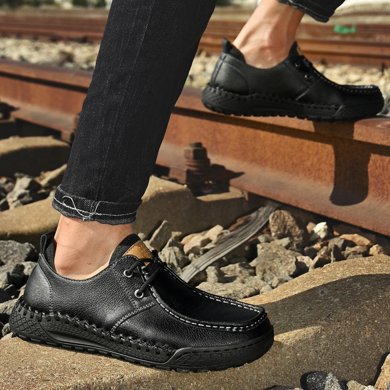 Herren Leder Casual Halbschuh – Bild 4 | LuxeStyle