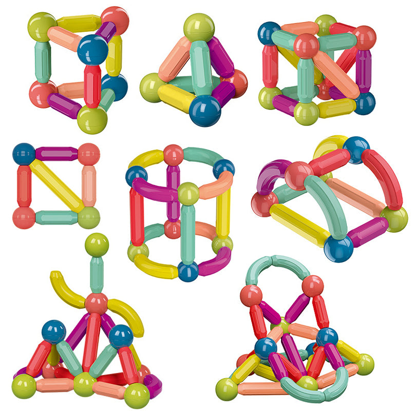 Magnetische Bausteine für Kinder