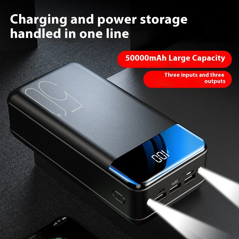 Outdoor Powerbank mit 50000 mAh Kapazität