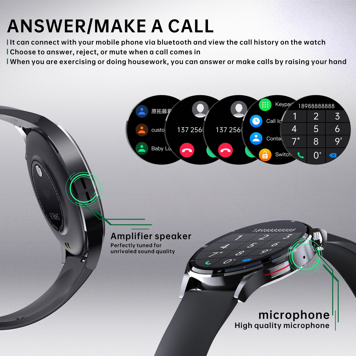 Smartwatch mit HD-Telefonie & Gesundheitsfunktionen – Bild 4 | LuxeStyle
