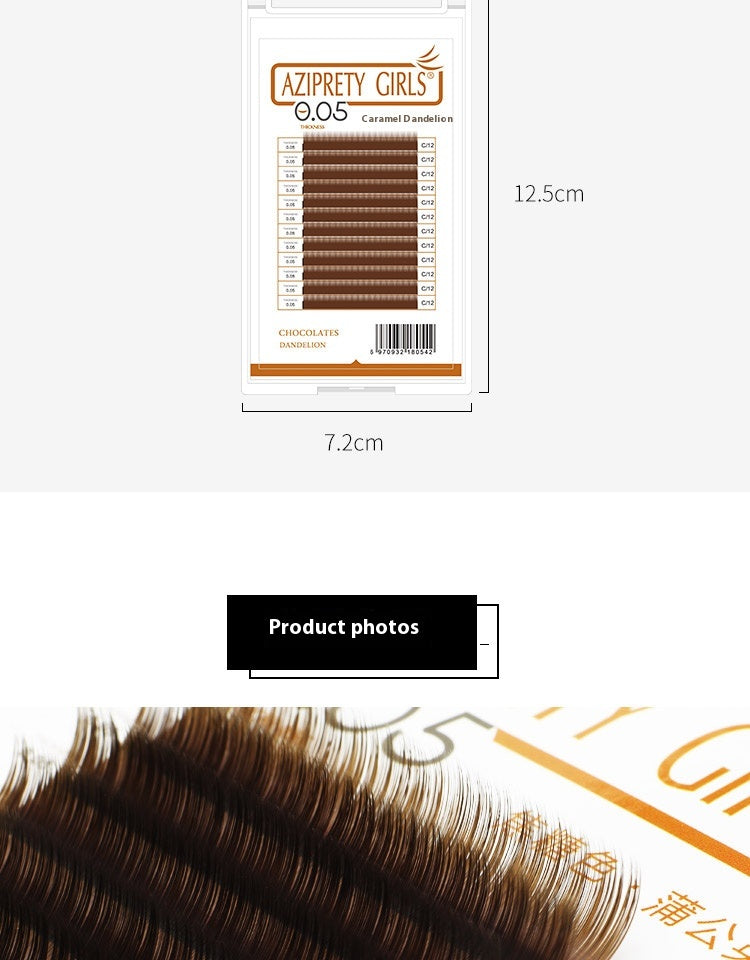 Falsche Wimpern "Deep Coffee"