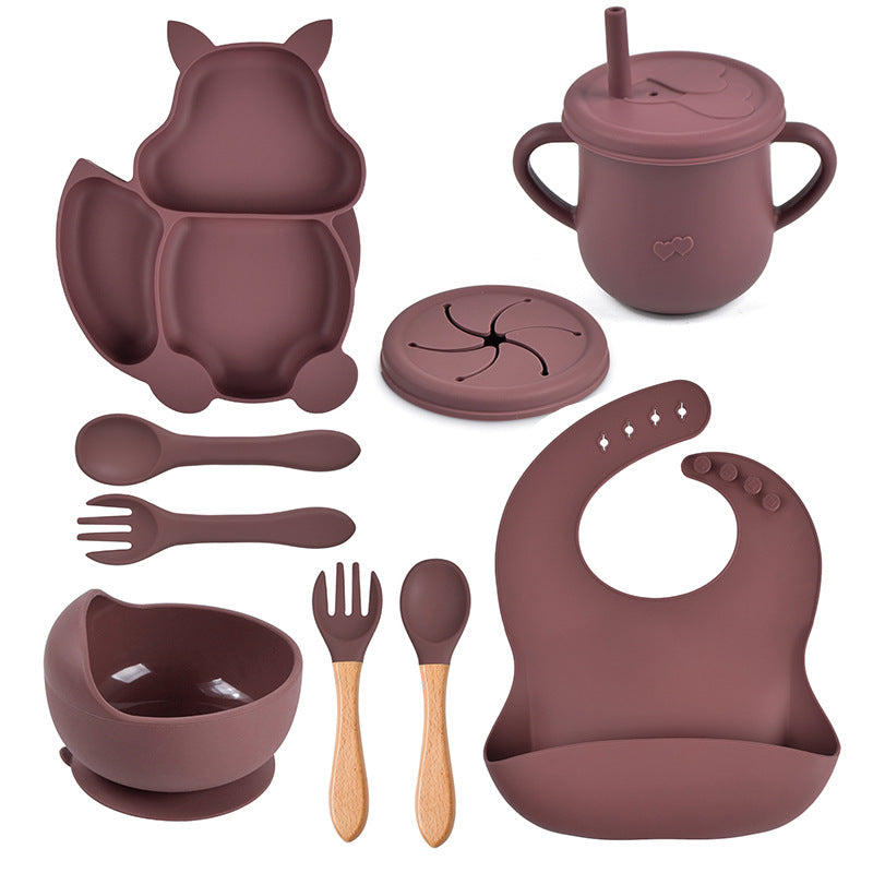 Eichhörnchen Baby Esslern-Set aus Silikon – Bild 7 | LuxeStyle