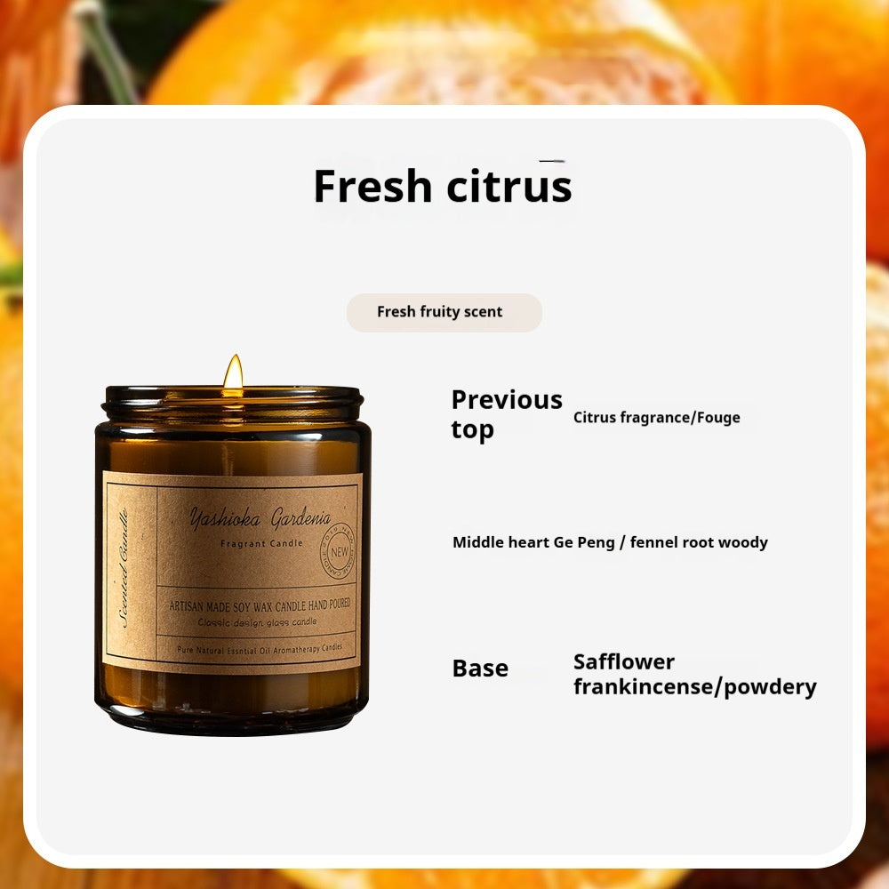 Rauchfreie Sojawachskerze – Geschenk für Aromatherapie
