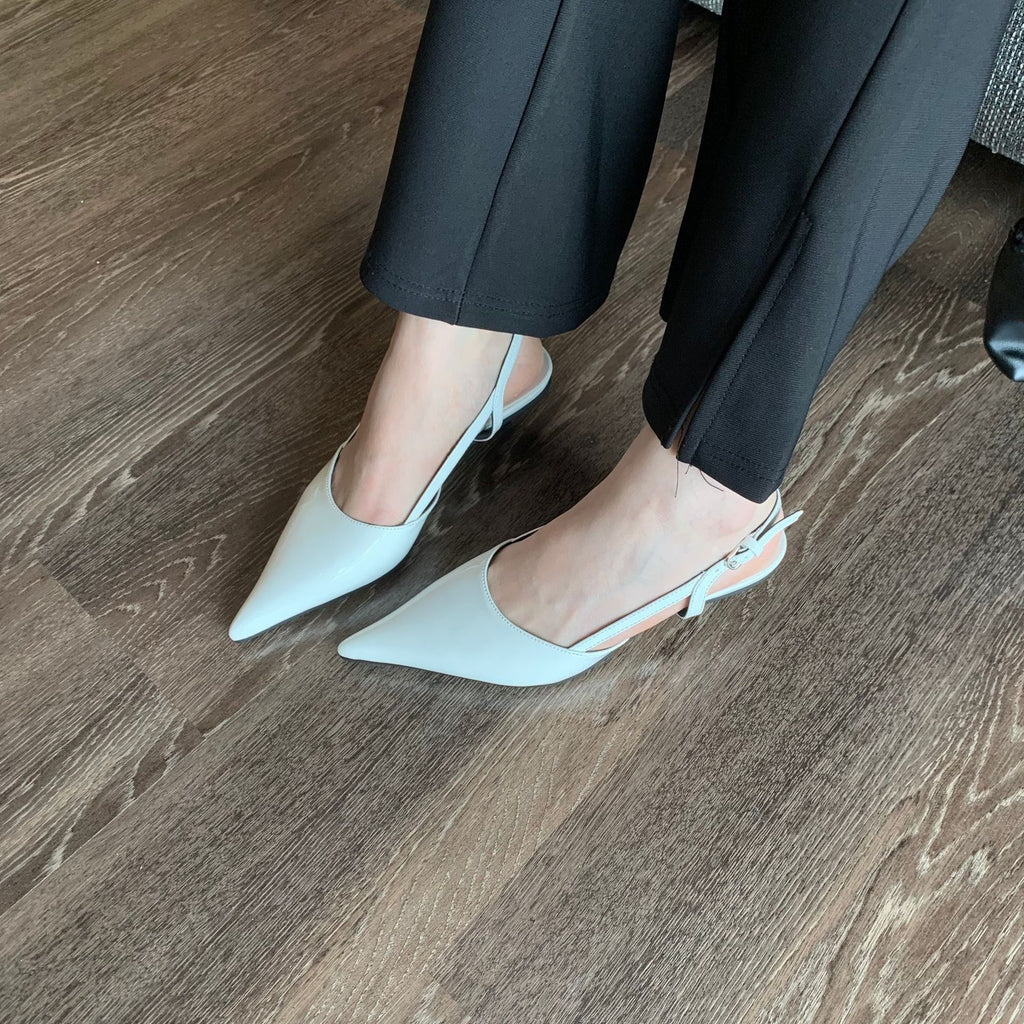 Stiletto-Sandalen mit spitzer Zehe – Bild 5 | LuxeStyle