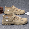Atmungsaktive Casual-Sandalen mit Klettverschluss