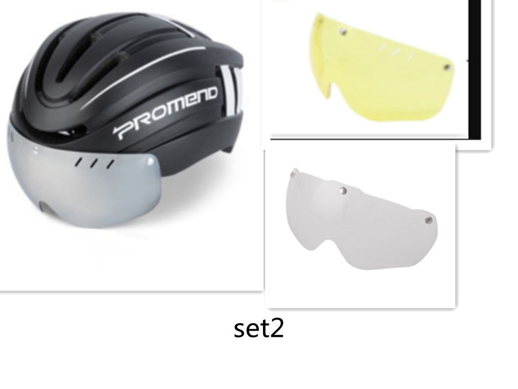 Mountainbike-Helm mit LED-Warnlicht
