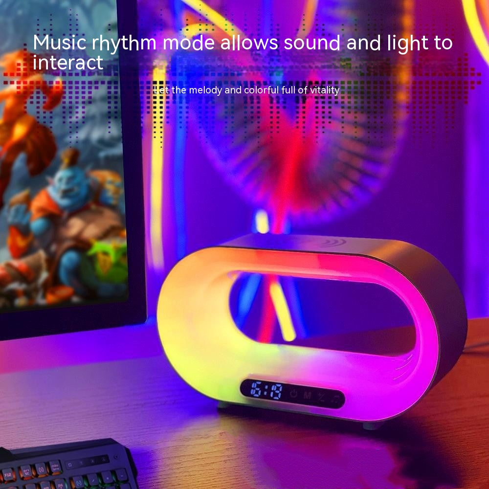 3-in-1 LED Lampe mit Wecker & Wireless Charger