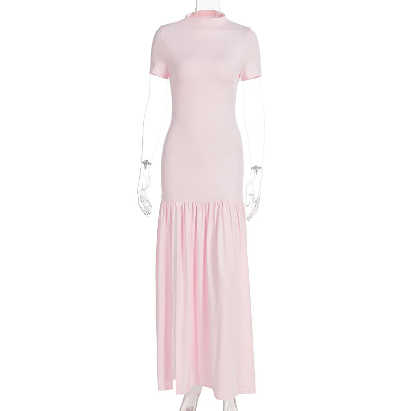 Elegantes Slim-Fit Rundhals-Kleid mit Schlitz – Bild 11 | LuxeStyle