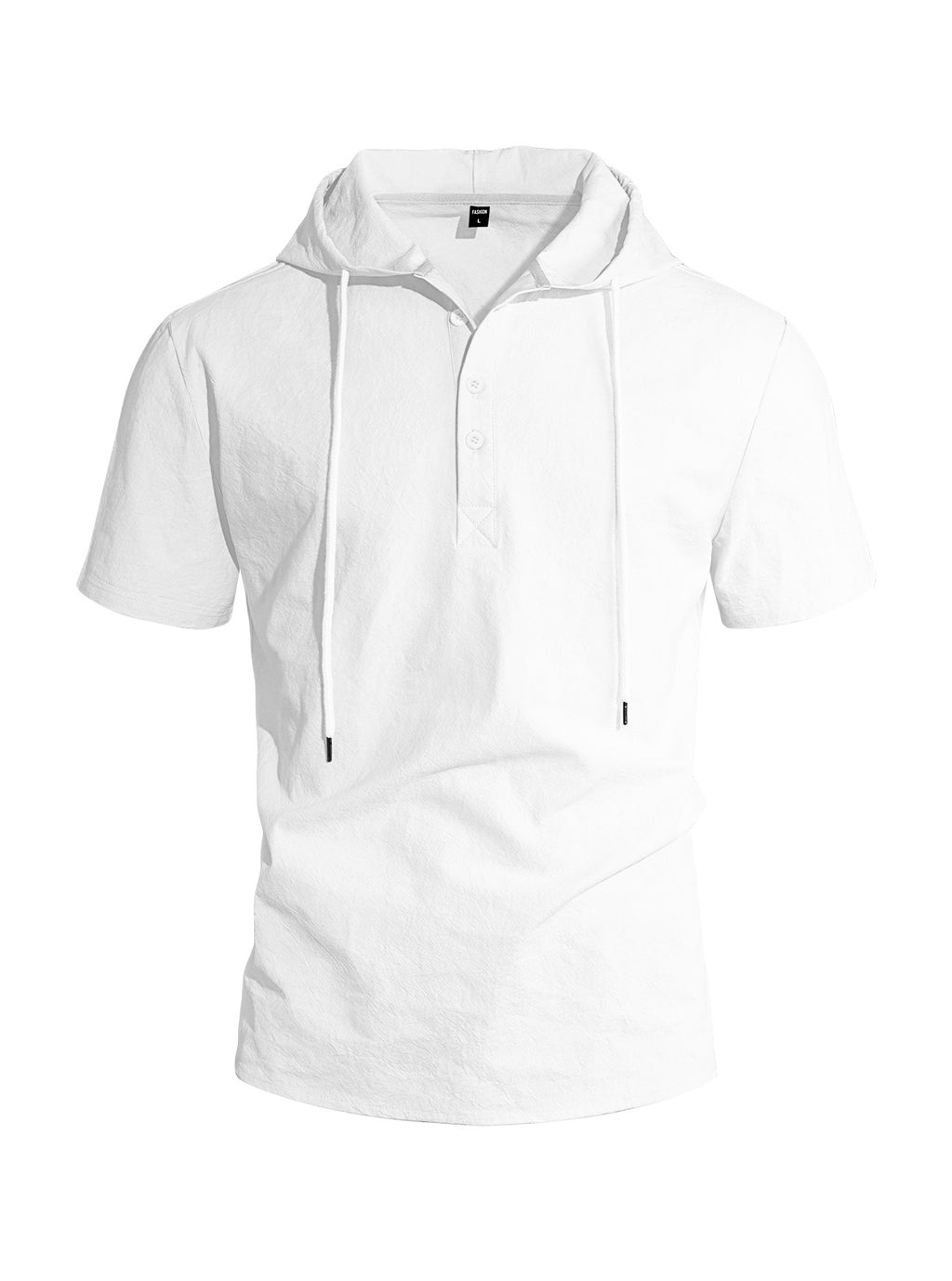 Herren Leinen Kurzarm-Shirt