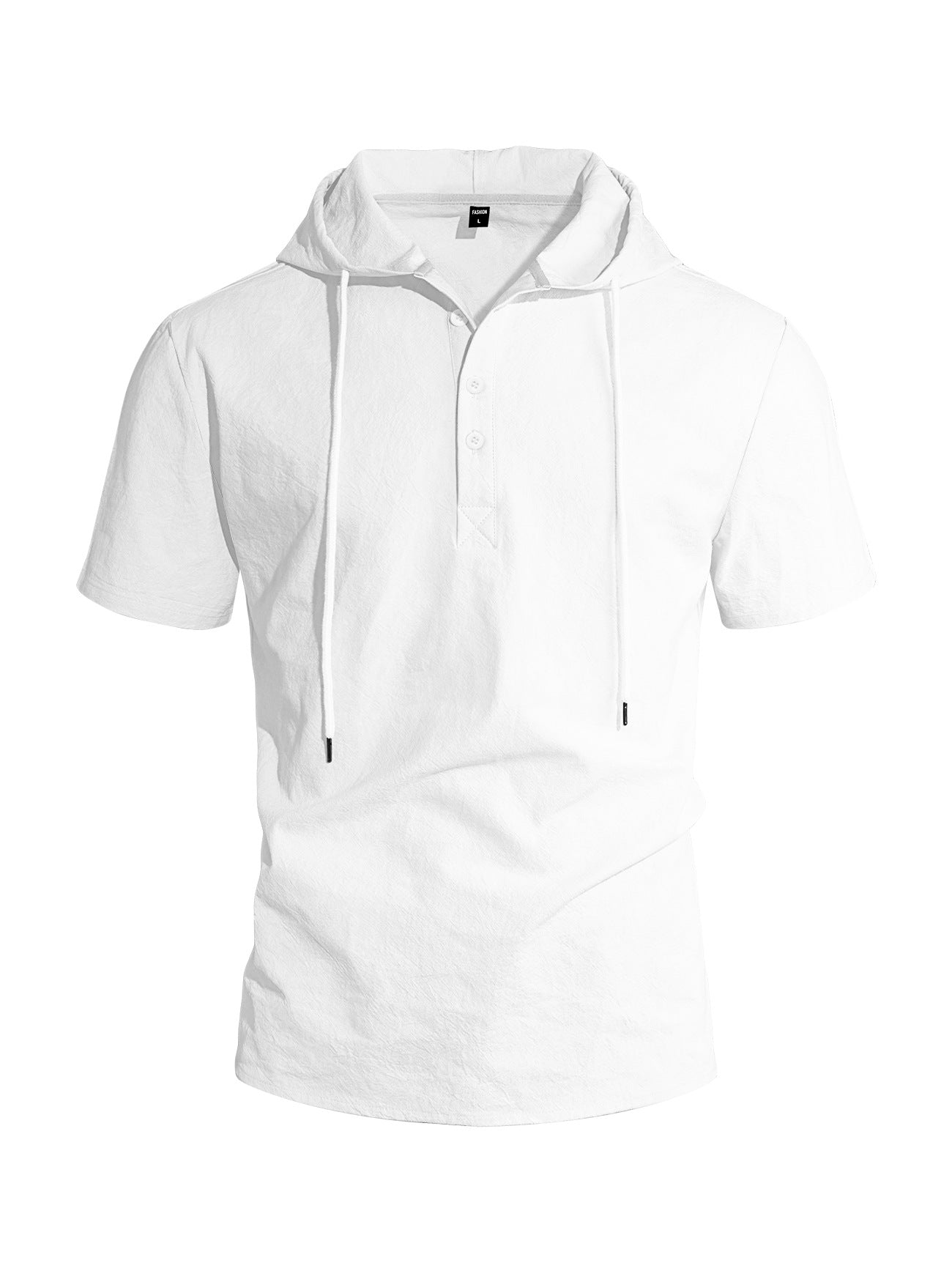 Herren Leinen Kurzarm-Shirt
