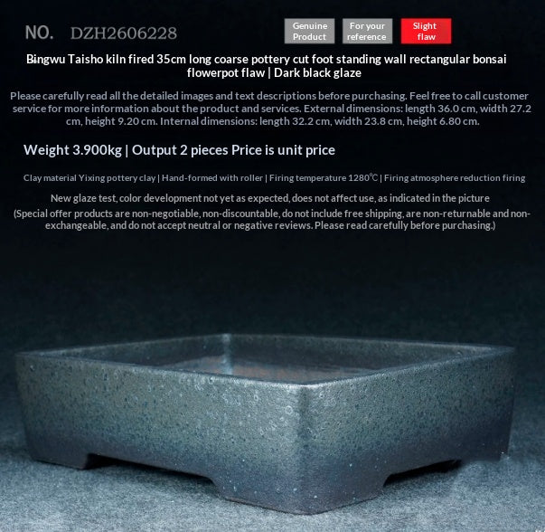 Japanischer Bonsai-Topf aus Yixing-Ton – Bild 6 | LuxeStyle