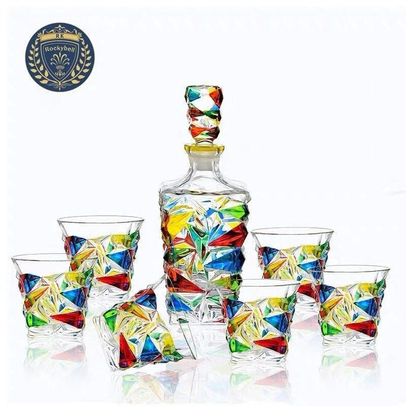 Kristall Whiskey Tassen Set