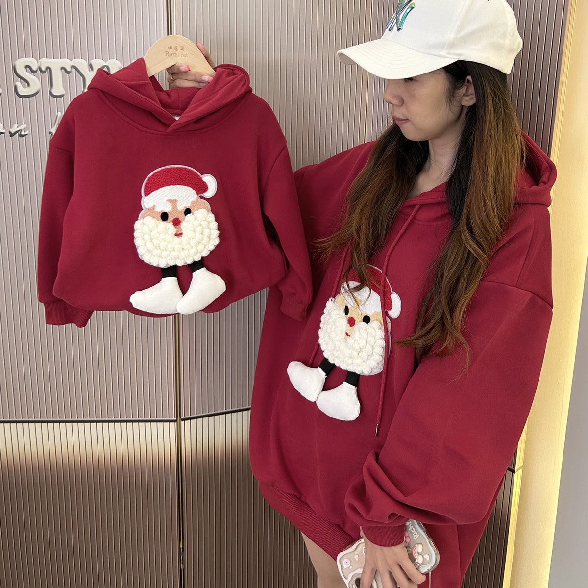 Weihnachts-Hoodie für die ganze Familie