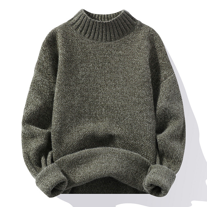 Modecasual Einfarbig Rundhals Pullover