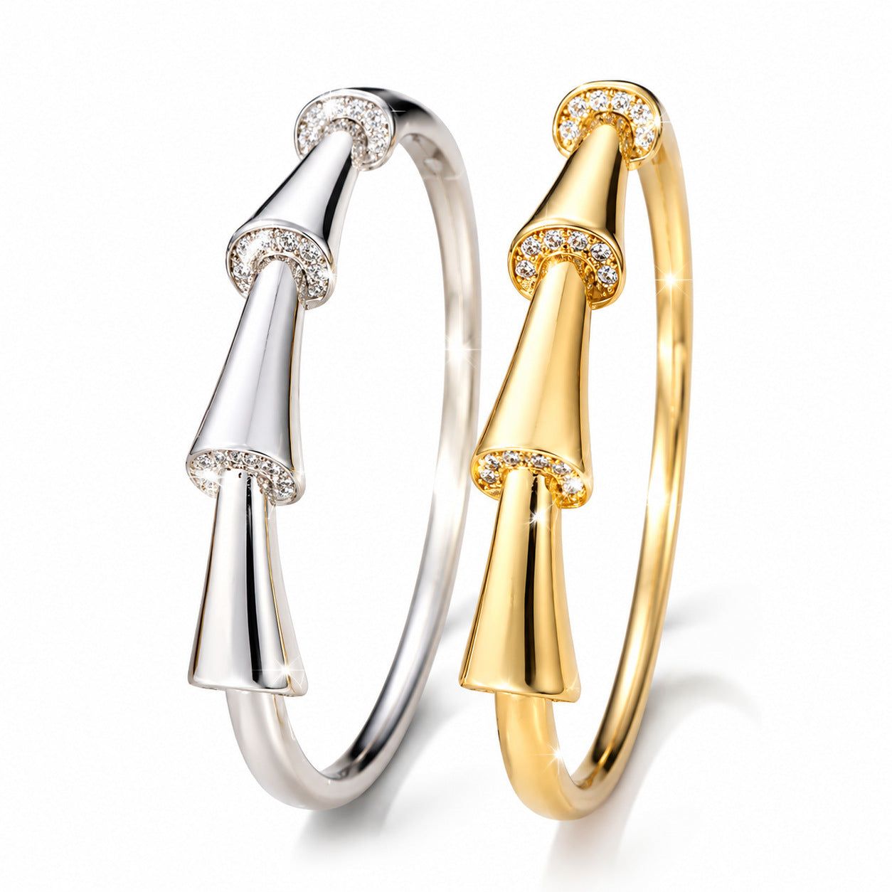 Minimalistisches Armreif mit Tapered-Design