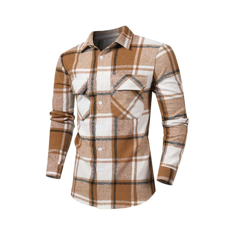 Herren Hemd mit Revers und Karomuster – Bild 10 | LuxeStyle