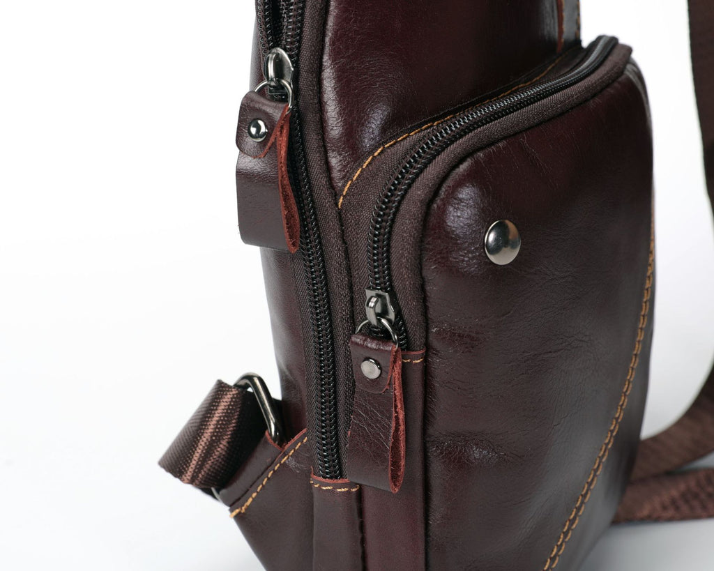 Rindsleder-Crossbody Umhängetasche – Bild 2 | LuxeStyle