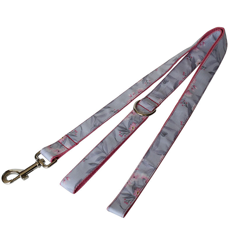 Halsband & Leine mit Bogen im Tusche-Design – Bild 9 | LuxeStyle