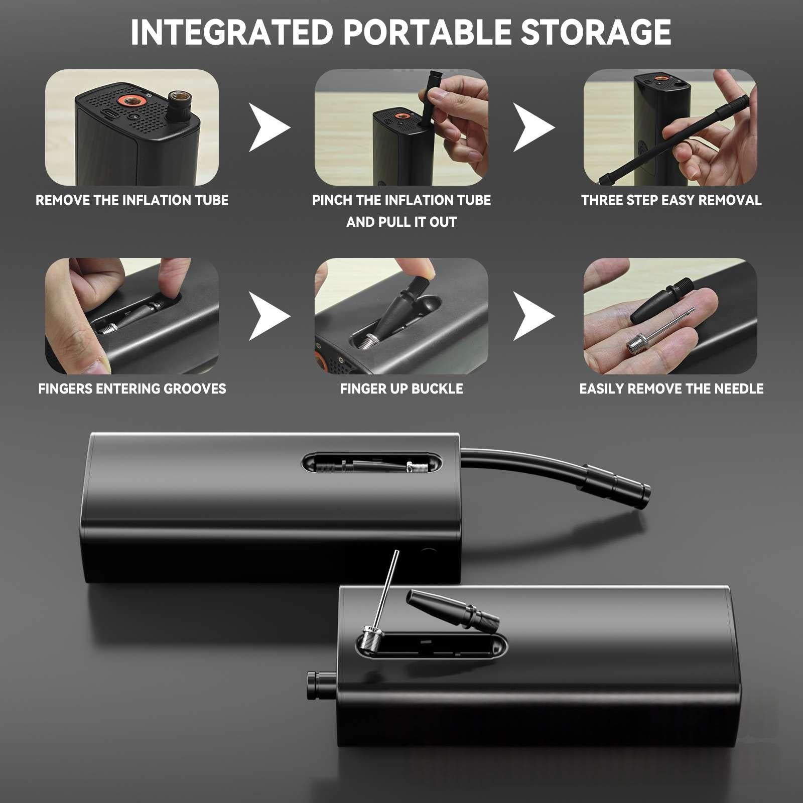 Smarte USB-Luftpumpe mit Beleuchtung