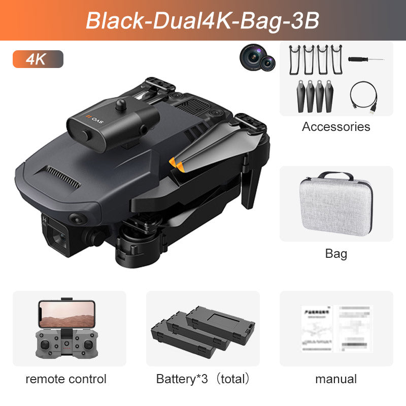 Faltbare 4K-Drone mit Hinderniserkennung