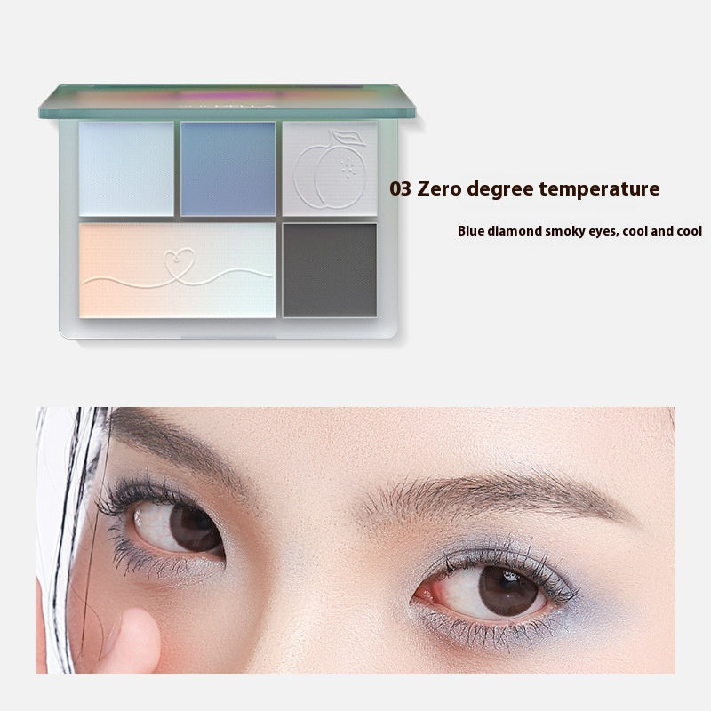 Fünf-Farben-Lidschatten-Palette Matt – Bild 2 | LuxeStyle